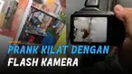 Aksi usil seorang pria saat hujan turun terhadap temannya bikin ngakak.