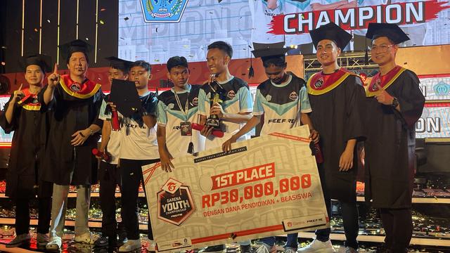 SMK Texar Klari menjadi juara dalam kompetisi esports pelajar Garena Youth Championship 2023 Free Fire (Garena)