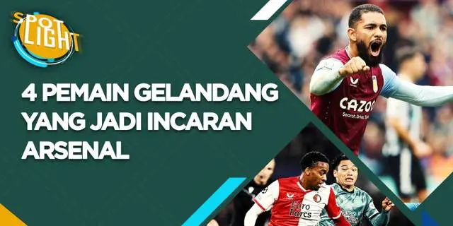 VIDEO: 4 Pemain Gelandang yang Jadi Incaran Arsenal
