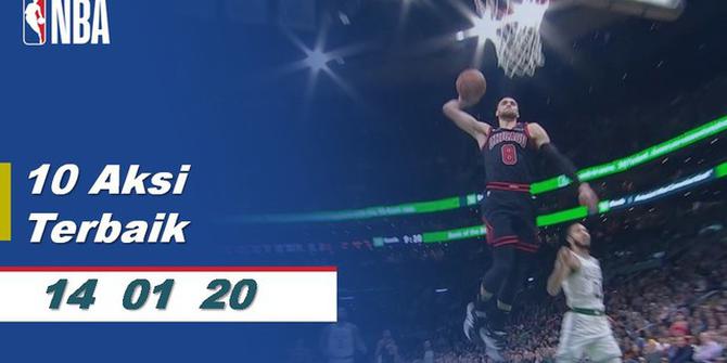 VIDEO: 10 Aksi Pemain Terbaik NBA 14 Januari 2020