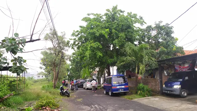 Lokasi penangkapan terduga teroris di Driyorejo Gresik. (Dian Kurniawan/Liputan6.com)