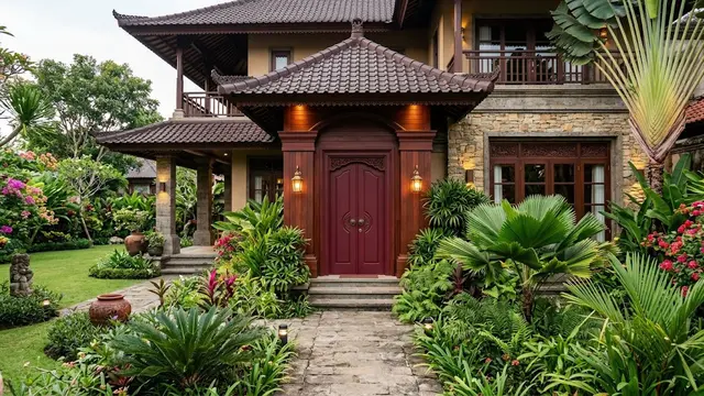 Warna Cat Pintu Cantik yang Bikin Rumah Terlihat Mahal/AI Generated