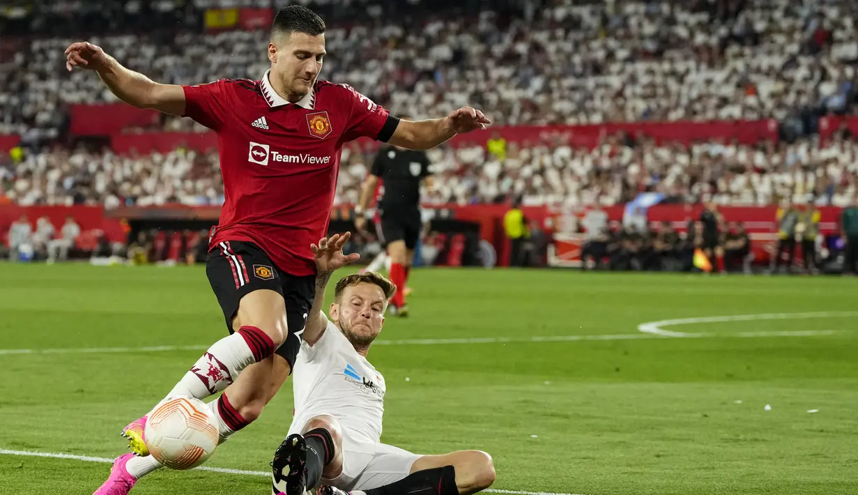 Man United tersingkir setelah kalah 0-3 oleh Sevilla. (AP Photo/Jose Breton)