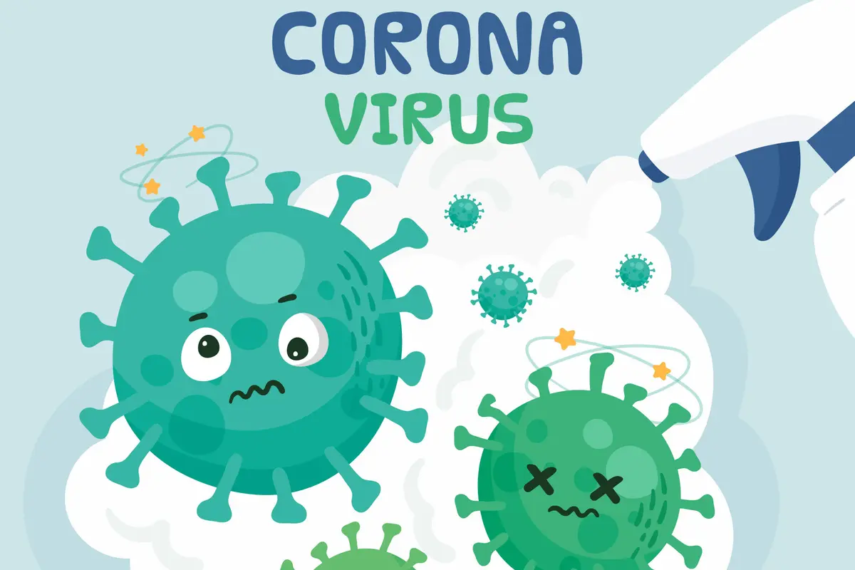 Ilustrasi Virus Corona COVID-19. (Freepik)