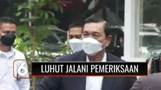 Menko Maritim dan Investasi, Luhut Binsar Pandjaitan datang untuk diperiksa sebagai pelapor kasus dugaan fitnah dan penyebaran berita bohong, yang melibatkan Haris Azhar serta Fatia Maulidiyanti.