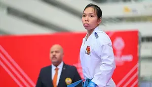 Karateka Indonesia Leica Al Humaira Lubis Pede Bidik Emas Asian Games 2026