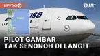 Rasa kesal dan marah umumnya diekspresikan dengan berteriak. Namun yang dilakukan pilot maskapai Jerman, Lufthansa baru-baru ini tak biasa. Ia menerbangkan pesawat dengan jejak yang menyerupai alat kelamin.