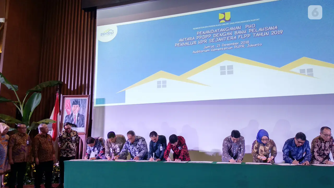 Penandatanganan Kesepakatan FLPP dengan 25 Bank Pada 2019