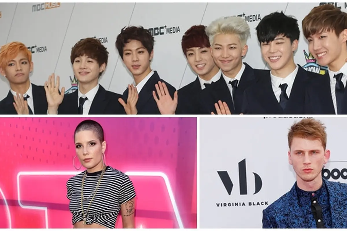 [Bintang] BTS, Halsey, dan Machine Gun Kelly Bicara tentang Kolaborasi