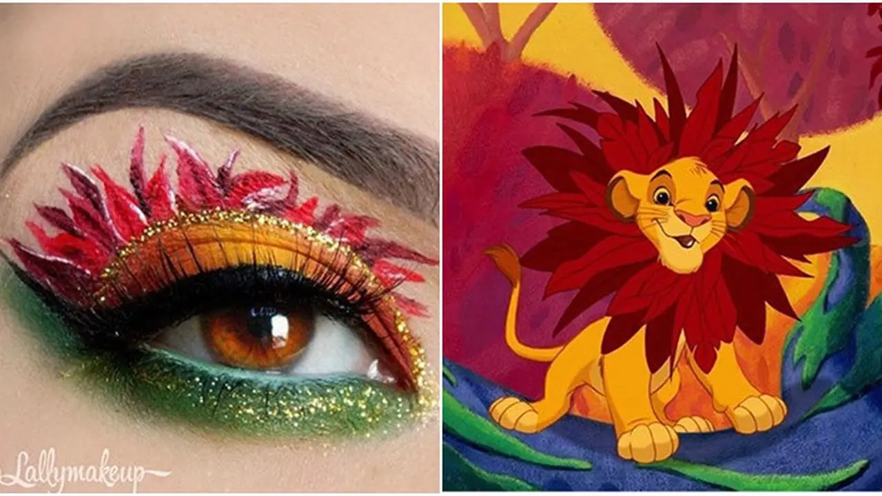 7 Potret Makeup Bibir dan Mata yang Terinspirasi Karakter Disney