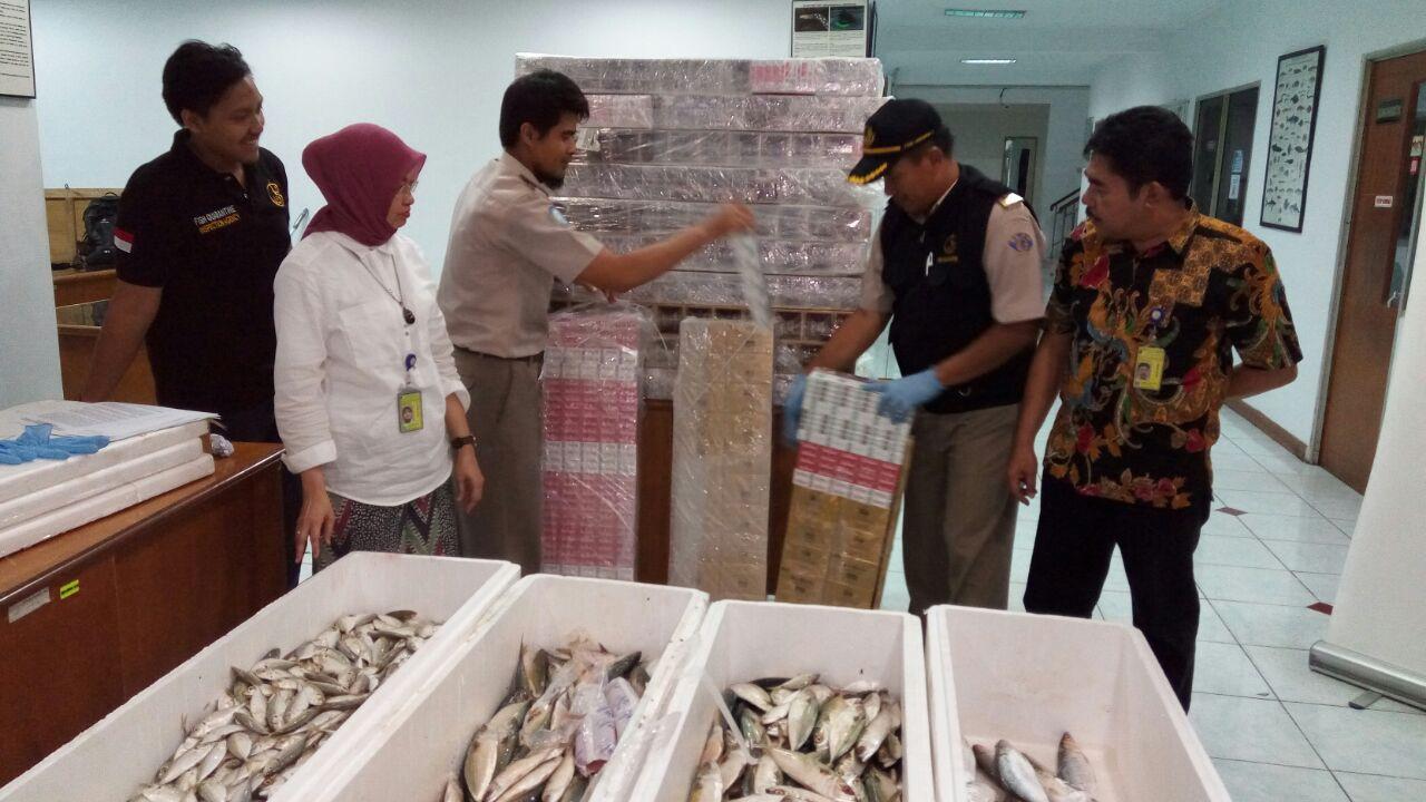 3.250 Bungkus Rokok Akan Diselundupkan ke Singapura