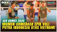 Mental Juara! Timnas Voli Putra Indonesia Balikkan Keadaan di Set Keempat Semifinal SEA Games 2025