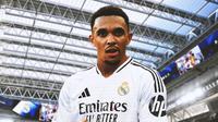 Real Madrid - Ilustrasi Trent Alexander-Arnold (Bola.com/Adreanus Titus)
