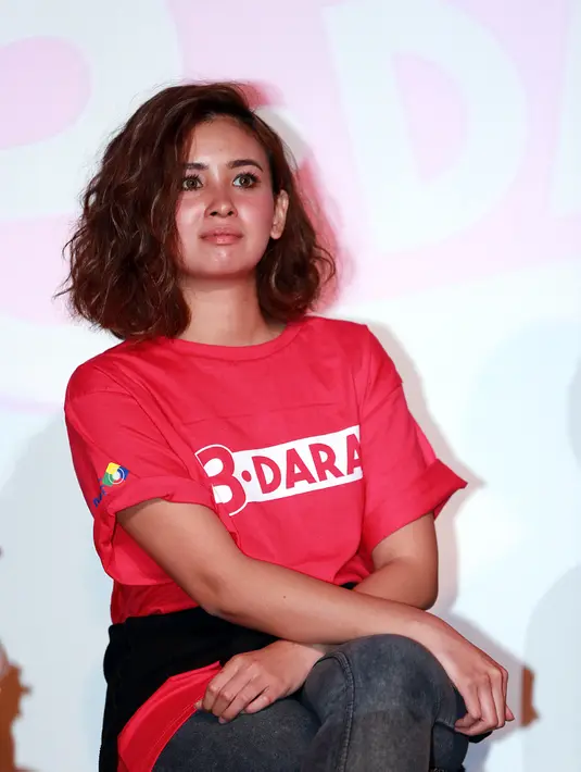 Ditemui di XXI Djakarta Teater, Menteng, Jakarta Pusat, Senin (21/9/2015), pemeran film ‘Me Vs High Heels’ ini mengaku hidupnya senang-senang saja meski tanpa pujaan hati. (Deki Prayoga/Bintang.com)