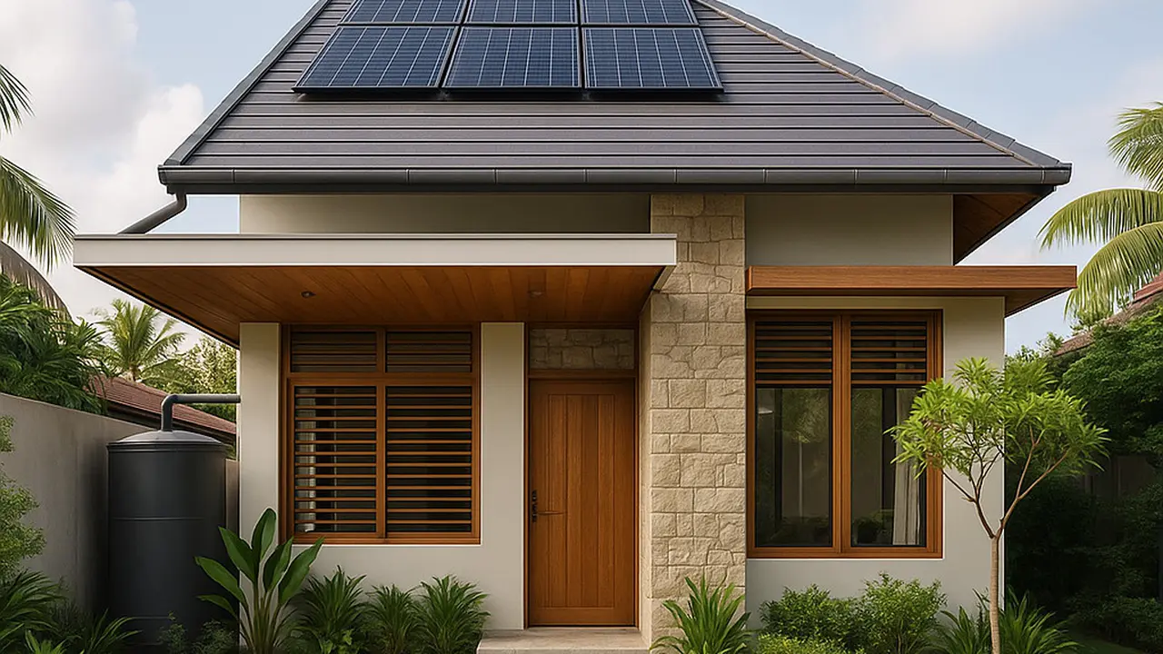Rumah Minimalis Tropis Modern (Foto: ChatGPT)
