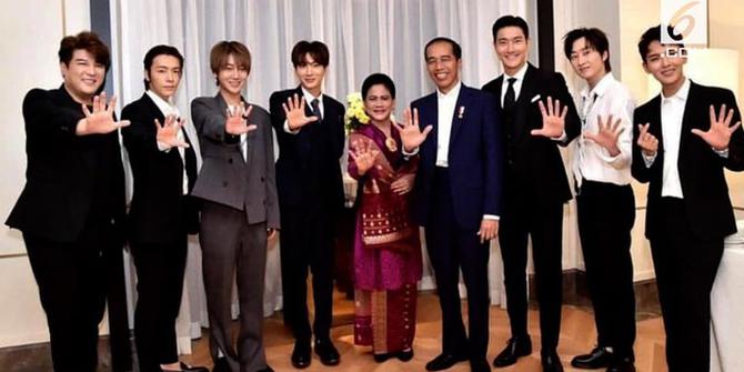 VIDEO: Super Junior Goyang Dayung Bareng Jokowi