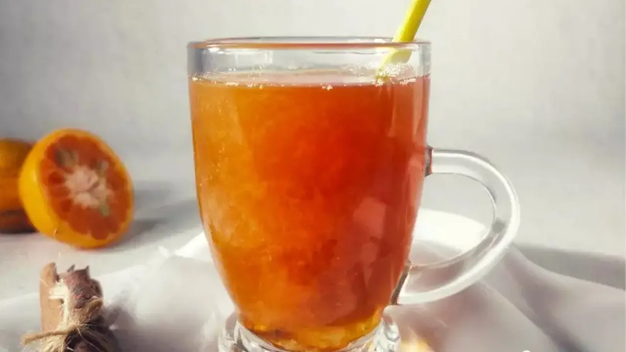 Resep teh jeruk rempah. (dok. Cookpad @DaNon_9810134)