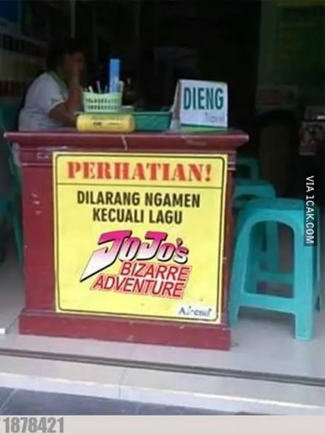 10 Potret Lucu Peringatan Dilarang Ngamen Ini Langsung Bikin Balik Badan