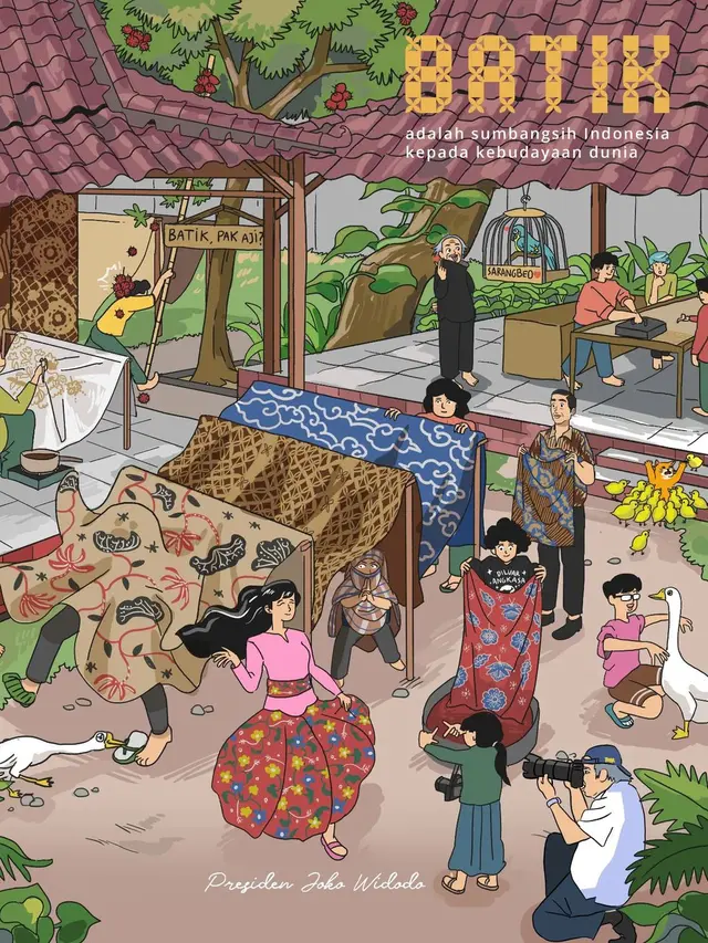 Unggahan Presiden Jokowi soal batik yang dipakai para tamu KTT G20. (Foto: Dok. Instagram terverifikasi @jokowi)