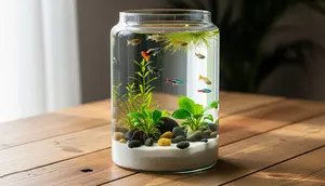 6 Ide Aquarium dari Toples Kaca yang Unik dan Dekoratif