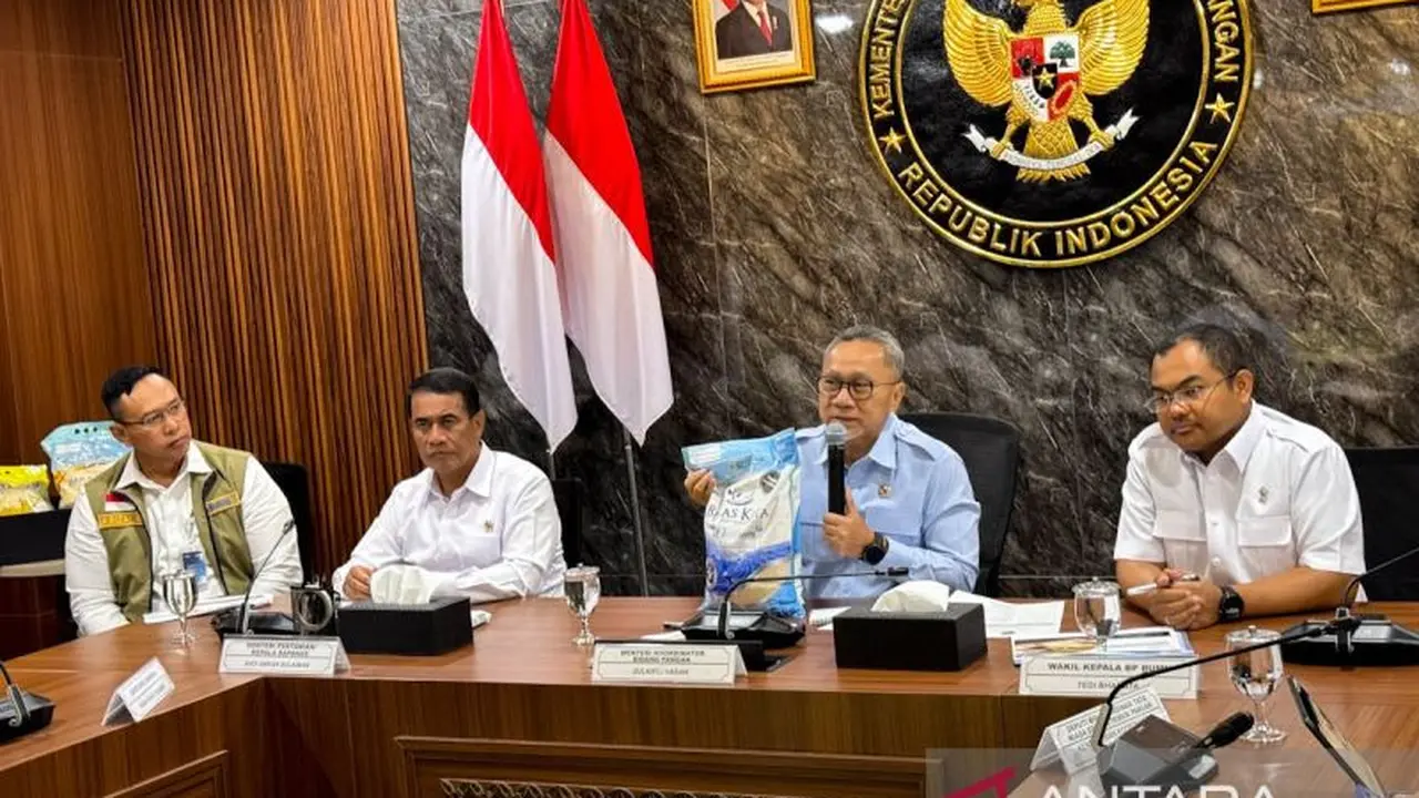 Beras Kita menjadi identitas baru beras SPHP. Kemasan baru akan diluncurkan 20 Oktober 2026. (Foto: Antara)