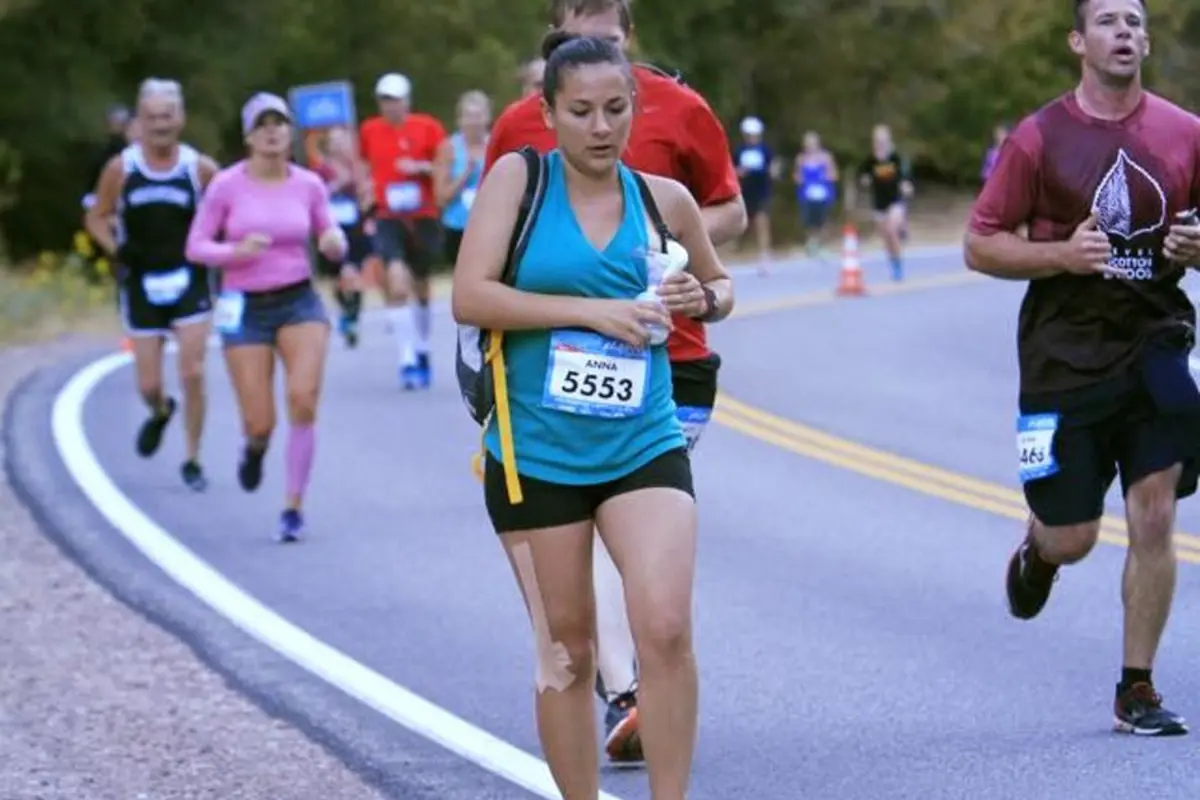 Memompa ASI sambil maraton