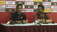 Pelatih Timnas Vietnam U-18, Hoang Anh Tuan, mengaku tidak kaget tim asuhannya bisa mengalahkan Indonesia dengan skor telak. (Bola.com/Aning Jati)