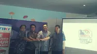 PT Citra Van Titipan Kilat (TIKI) coba kembali meluncurkan Jemputan Online (JEMPOL). (Maulandry/Liputan6.com)
