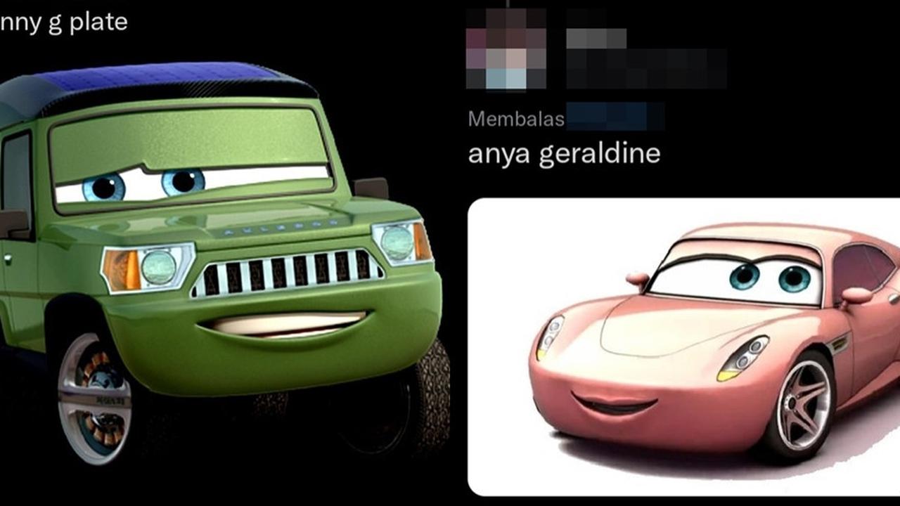 Karakter Film Cars Versi Artis dan Pejabat Indonesia (Twitter)