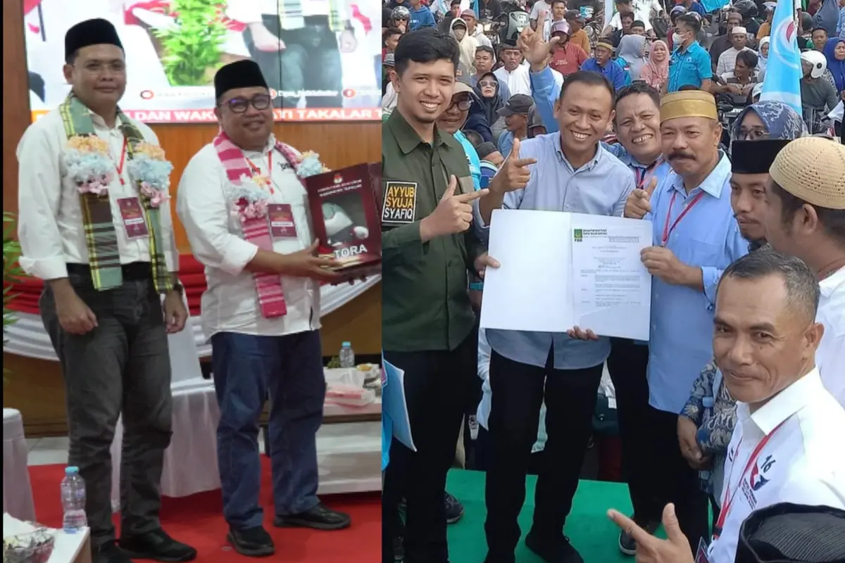 Firdaus Daeng Manye-Hengky Yasin dan Syamsari Kitta-Natsir Ibrahim (Liputan6.com/Fauzan)