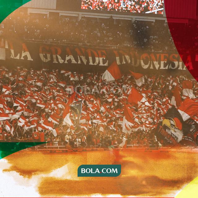 Timnas Indonesia - Ilustrasi suporter Timnas Indonesia