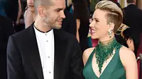Sebelum menikah dengan Romain Dauriac, Scarlett Johansson pernah menikah dengan seorang laki-laki bernama Ryan Reynolds tahun 2008, dan tahun 2011 keduanya memutuskan untuk berpisah. (AFP/Bintang.com)