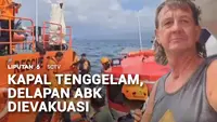 Kapal Tenggelam, Delapan ABK Dievakuasi