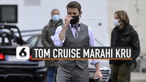 VIDEO: Viral Tom Cruise Marahi Kru Film MI7 yang Langgar Prokes