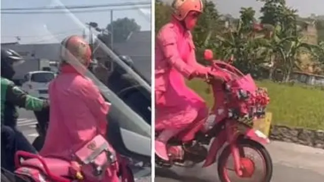6 Outfit Pengendara Motor Ini Terlalu Mencolok, Jadi Pusat Perhatian