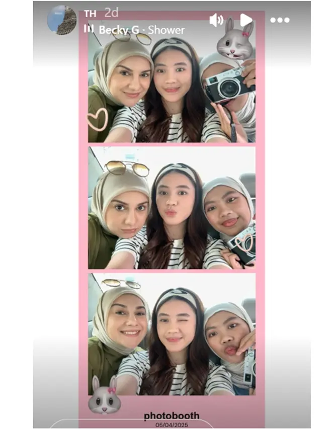 6 Potret Kebersamaan Irish Bella dan Dua Putri Sambungnya di Bangkok, Bak Sahabat