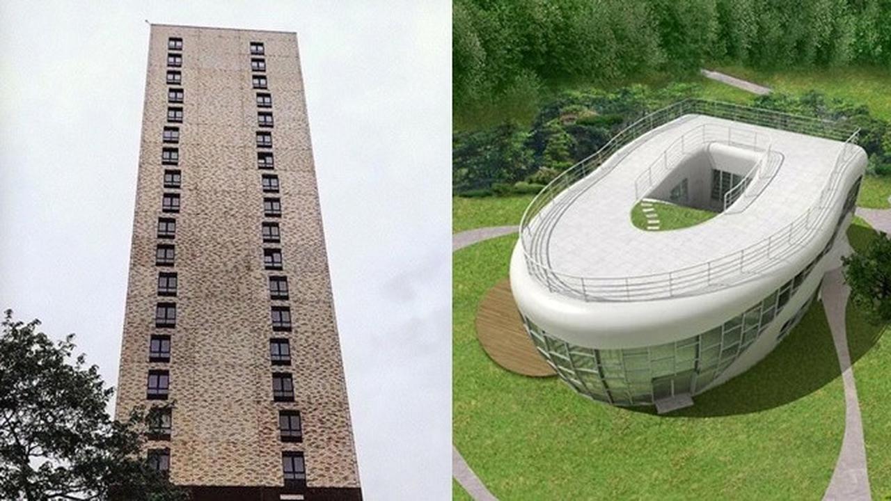 7 Arsitektur Bangunan Ini Nyeleneh, Ada Rumah Seperti Jamur