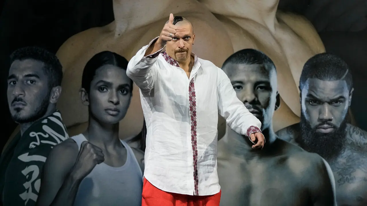 Saling Pandang Anthony Joshua Vs Oleksandr Usyk Jelang Duel di Jeddah