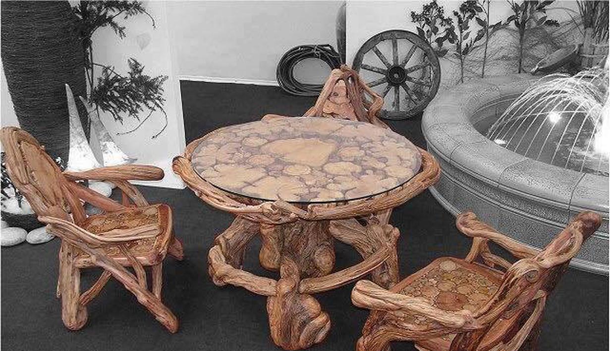  Meja  Kursi dari Kayu  Keren  Banget Buat Furniture Outdoor 