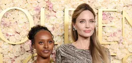 Angelina Jolie dan Zahara, putri angkatnya bersama Brad Pitt. (dok. Amy Sussman / GETTY IMAGES NORTH AMERICA / Getty Images via AFP)