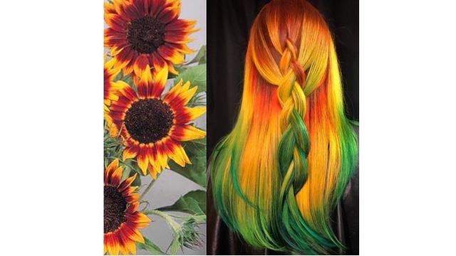 Kreasi Warna Rambut Ursula Goff (sumber: instagram/@uggoff)