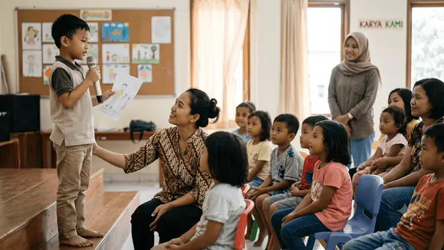 Cara Membantu Anak Berani Bicara di Depan Orang Lain