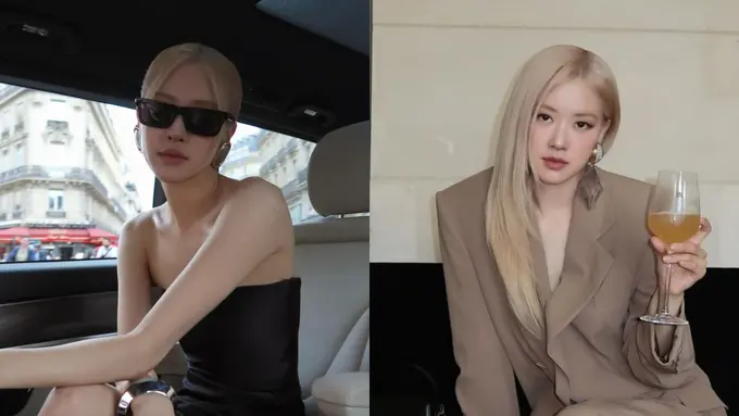 8 Gaya Slay Chic Rose BLACKPINK Jadi Juri di Paris, Tampilkan Body Skinny yang Meresahkan