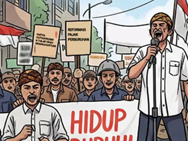 <p>Banner Infografis Rencana Demo 28 Agustus 2025. (Liputan6.com/Gotri/Abdillah)</p>