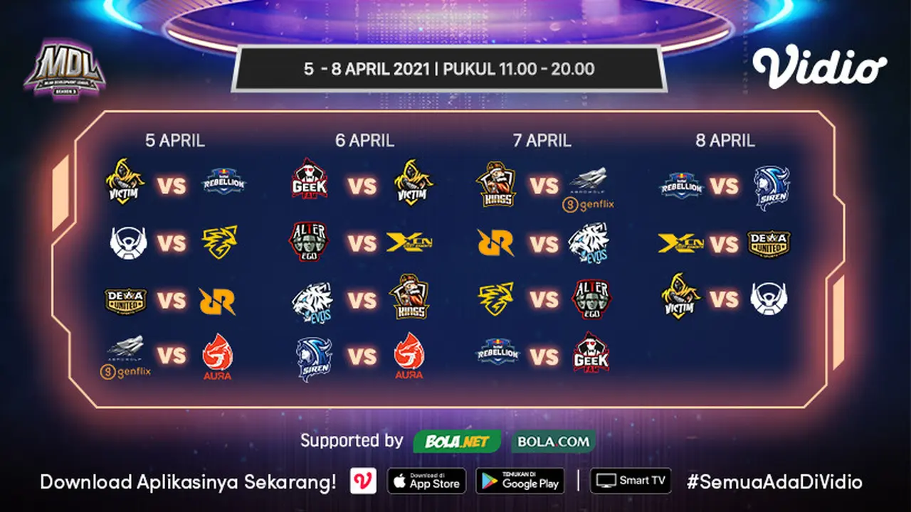 Jadwal MDL ID Season 3