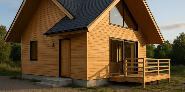 7 Desain Rumah Kayu Modern dengan Atap Unik, Perpaduan Natural dan Futuristik