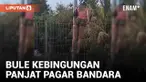 Pusing! Bule di Bali Nekat Panjat Pagar Bandara I Gusti Ngurah Rai