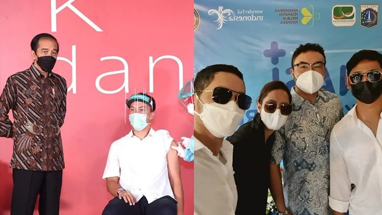 Potret Seniman Suntik Vaksin COVID-19