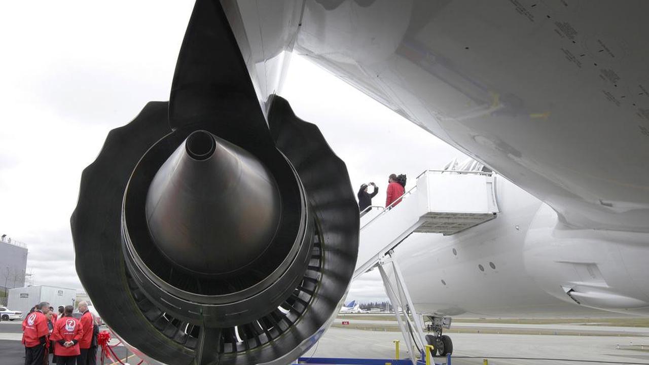 Salah satu mesin pesawat buatan GE (AP/Ted S Warren)