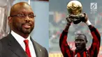 George Weah yang dikenal sebagai pemain bola asal Afrika memenangkan pilpres Liberia periode 2017-2023